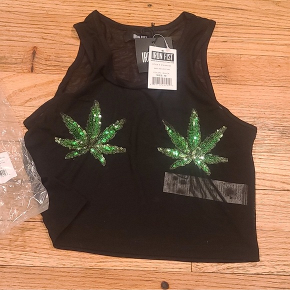 NWT Iron Fist Mary Jane Crop Top - Picture 3 of 6